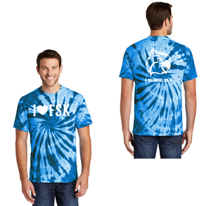 Francis Scott Key Spirit Wear 2024-25 On Demand-Adult Unisex Tie-Dye Shirt