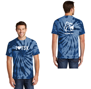 Francis Scott Key Spirit Wear 2024-25 On Demand-Adult Unisex Tie-Dye Shirt