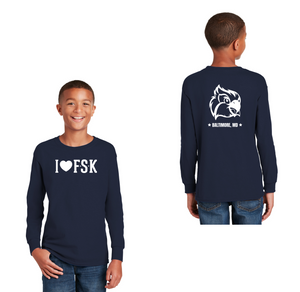 Francis Scott Key Spirit Wear 2024-25 On Demand-Youth Unisex Long Sleeve Tee