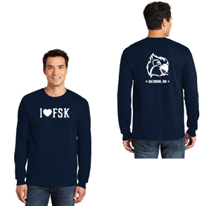 Francis Scott Key Spirit Wear 2024-25 On Demand-Adult Unisex Long Sleeve Tee