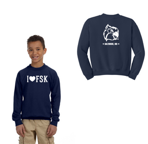 Francis Scott Key Spirit Wear 2024-25 On Demand-Youth Unisex Crewneck Sweatshirt