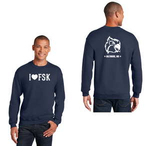 Francis Scott Key Spirit Wear 2024-25 On Demand-Adult Unisex Crewneck Sweatshirt