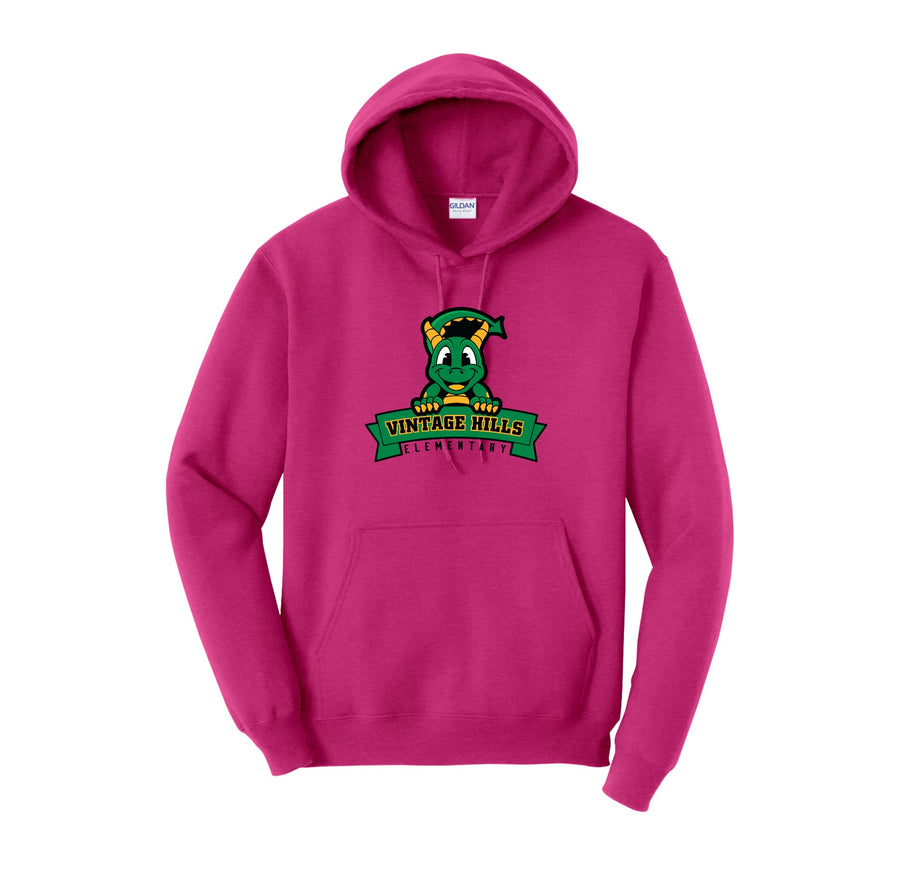 Vintage Hills Spirit Wear 2024-25 On Demand Store-Adult Unisex Hoodie Dragon Design