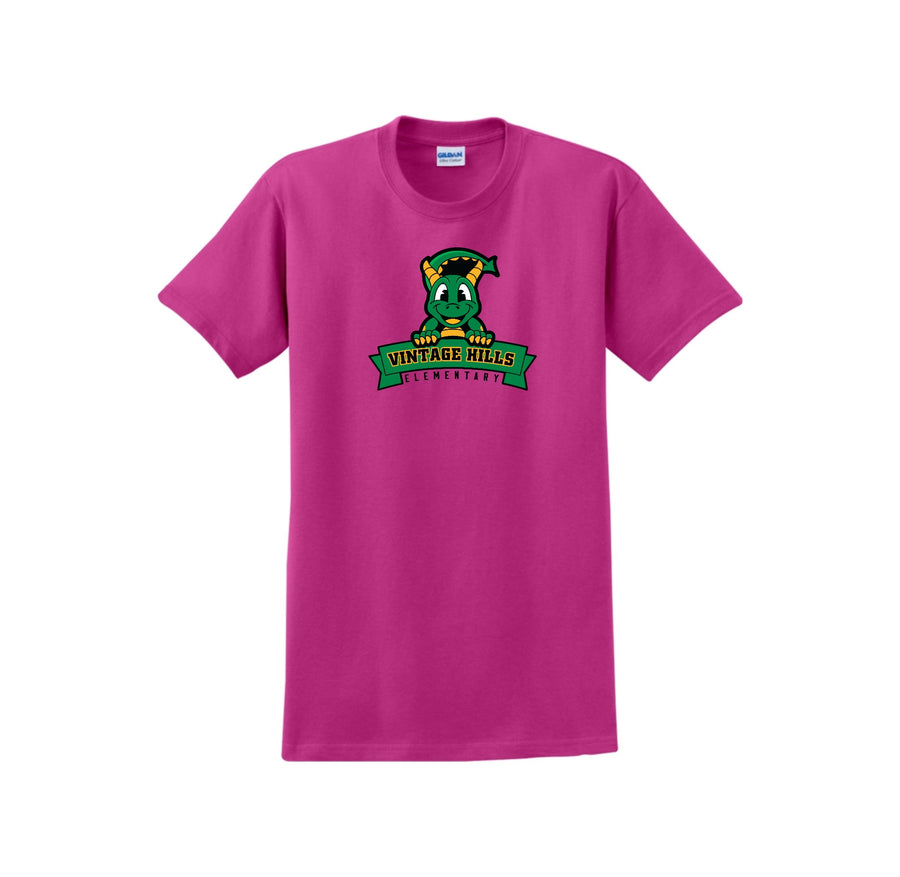 Vintage Hills Spirit Wear 2024-25 On Demand Store-Adult Unisex T-Shirt Dragon Design