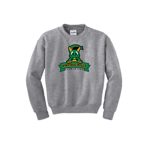 Vintage Hills Spirit Wear 2024-25 On Demand Store-Youth Unisex Crewneck Sweatshirt Dragon Design