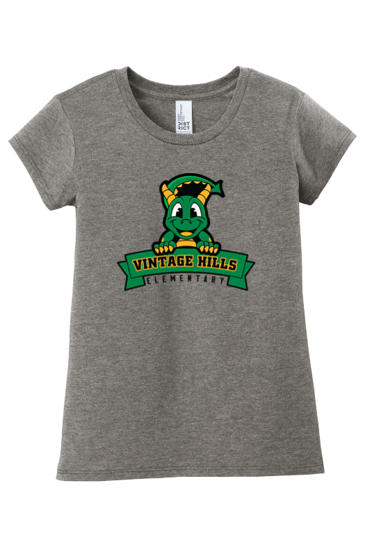 Vintage Hills Spirit Wear 2024-25 On Demand Store-Girls Youth Premium Tee Dragon Design