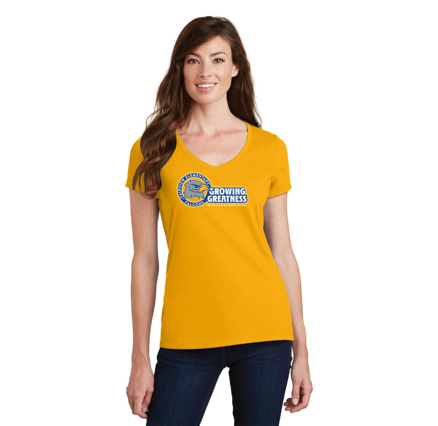 Fairview STUDENT-Women's Fan Favorite V-Neck Tee