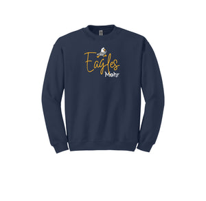 Mohr-Adult Unisex Crewneck Sweatshirt On-Demand Bold Cursive Font