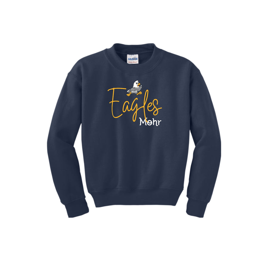 Mohr-Youth Unisex Crewneck Sweatshirt On-Demand Cursive Font