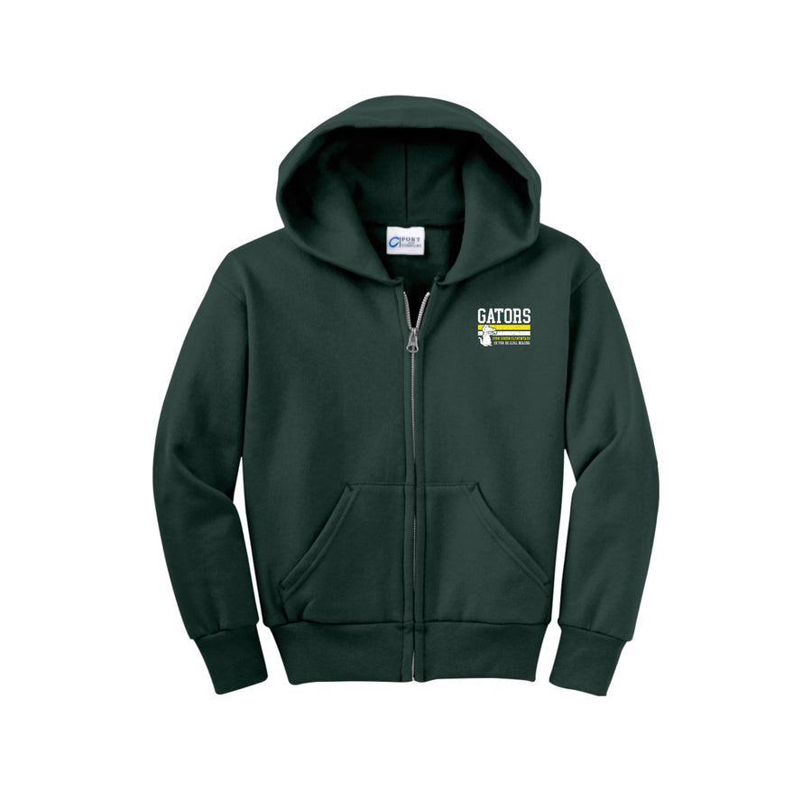 John Green-Youth Unisex Full-Zip Hooded Sweatshirt On-Demand