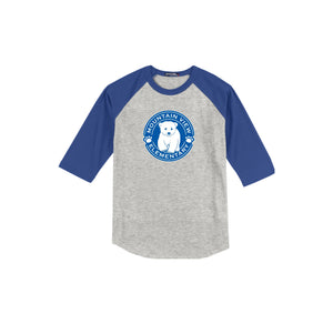 Mountain View Elementary Spirit Wear 2024-25 On-Demand Store-Adult Unisex Baseball Tee On-Demand