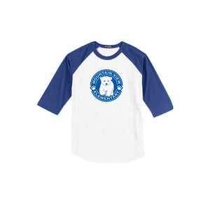 Mountain View Elementary Spirit Wear 2024-25 On-Demand Store-Adult Unisex Baseball Tee On-Demand