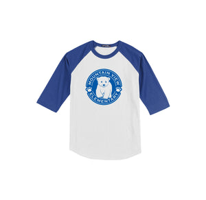 Mountain View Elementary Spirit Wear 2024-25 On-Demand Store-Youth Unisex Baseball Tee On-Demand