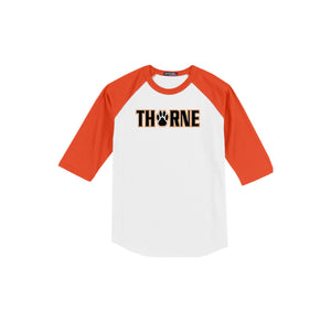 Thorne Middle School Spirit Wear 2024/25 On Demand Store-Adult Unisex Baseball Tee On-Demand