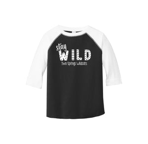 Two Springs-Toddler Premium Soft Baseball Tee On-Demand Stay Wild