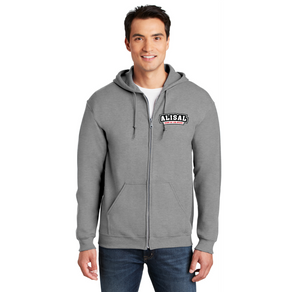 Alisal Elementary Spirit Wear 2024/25 - On Demand-Adult Unisex Full-Zip Hooded Sweatshirt Typographic