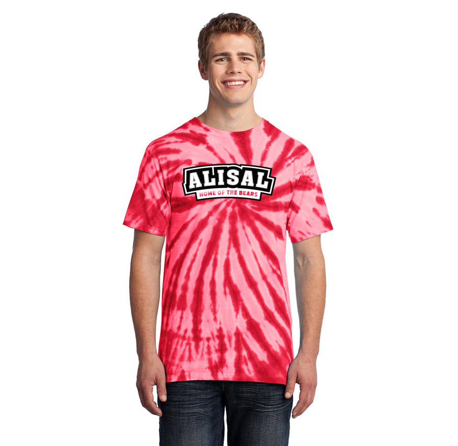 Alisal Elementary Spirit Wear 2024/25 - On Demand-Adult Unisex Tie-Dye Shirt Typographic