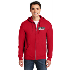 Alisal Elementary Spirit Wear 2024/25 - On Demand-Adult Unisex Full-Zip Hooded Sweatshirt Typographic