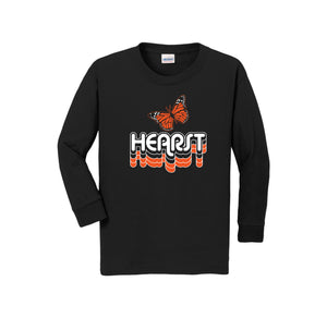 Hearst Elementary 2024-25 Spirit Wear On-Demand-Youth Unisex Long Sleeve Tee On-Demand Shadow