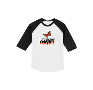 Hearst Elementary 2024-25 Spirit Wear On-Demand-Adult Unisex Baseball Tee On-Demand Shadow