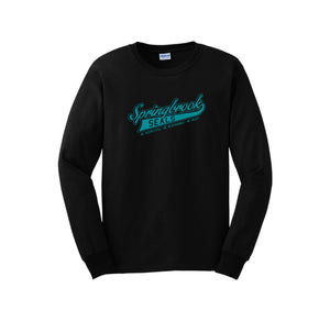 Springbrook Elementary Spirit Wear 2024-25 On Demand Store-Adult Unisex Long Sleeve Tee On-Demand Wordmark Logo