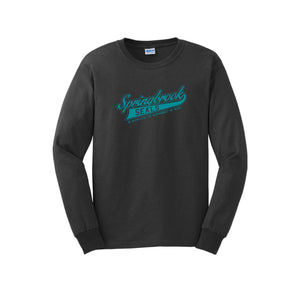 Springbrook Elementary Spirit Wear 2024-25 On Demand Store-Adult Unisex Long Sleeve Tee On-Demand Wordmark Logo