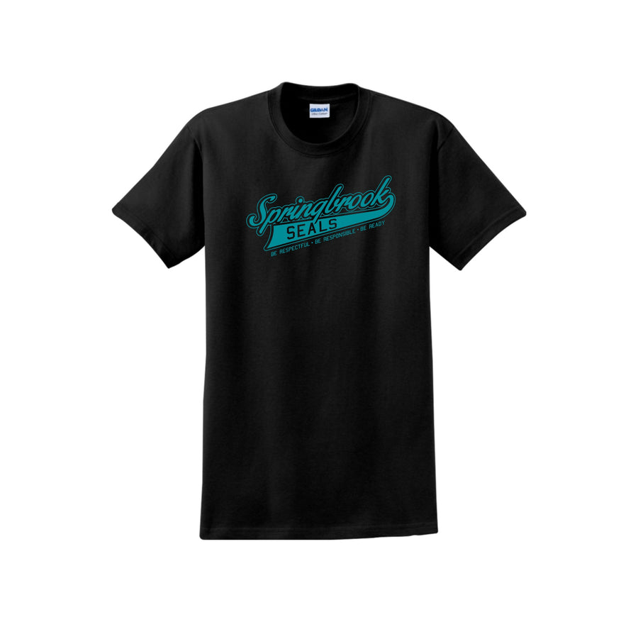 Springbrook Elementary Spirit Wear 2024-25 On Demand Store-Adult Unisex T-Shirt On-Demand Wordmark Logo