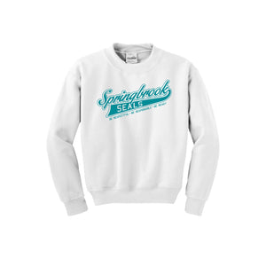 Springbrook Elementary Spirit Wear 2024-25 On Demand Store-Youth Unisex Crewneck Sweatshirt On-Demand Wordmark Logo