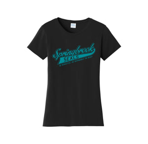 Springbrook Elementary Spirit Wear 2024-25 On Demand Store-Womens Fan Favorite Tee On-Demand Wordmark Logo