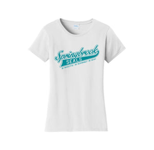 Springbrook Elementary Spirit Wear 2024-25 On Demand Store-Womens Fan Favorite Tee On-Demand Wordmark Logo