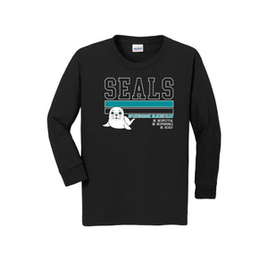 Springbrook Elementary Spirit Wear 2024-25 On Demand Store-Youth Unisex Long Sleeve Tee On-Demand_Stripe Logo