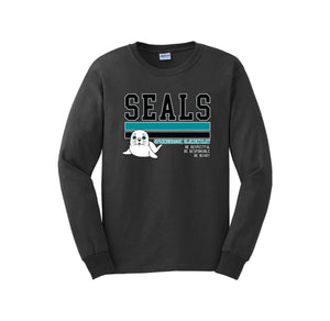 Springbrook Elementary Spirit Wear 2024-25 On Demand Store-Adult Unisex Long Sleeve Tee On-Demand_Stripe Logo