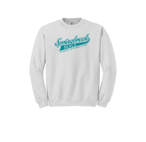 Springbrook Elementary Spirit Wear 2024-25 On Demand Store-Adult Unisex Crewneck Sweatshirt On-Demand Wordmark Logo