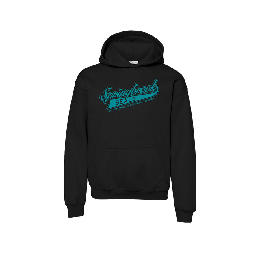 Springbrook Elementary Spirit Wear 2024-25 On Demand Store-Youth Unisex Hoodie On-Demand Wordmark Logo