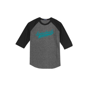 Springbrook Elementary Spirit Wear 2024-25 On Demand Store-Adult Unisex Baseball Tee On-Demand Wordmark Logo