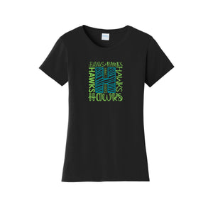 HARES STAFF-Womens Fan Favorite Tee On-Demand H Logo