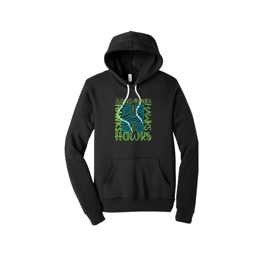 HARES STAFF-Adult Unisex Premium Sponge Fleece Pullover Hoodie On-Demand H Logo