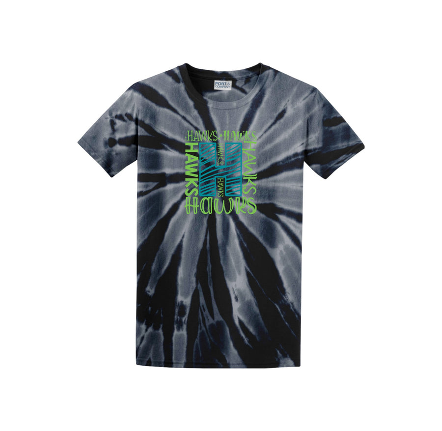 HARES STAFF-Adult Unisex Tie-Dye Shirt On-Demand H Logo