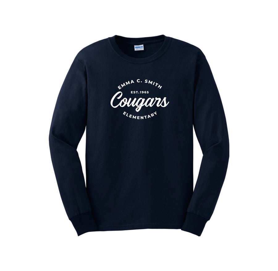 Emma C Smith Spirit Wear 2024/25 On Demand Store-Adult Unisex Long Sleeve Tee On-Demand Typographic