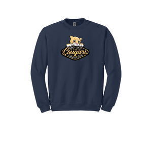 Emma C Smith Spirit Wear 2024/25 On Demand Store-Adult Unisex Crewneck Sweatshirt On-Demand Cougar Mascot