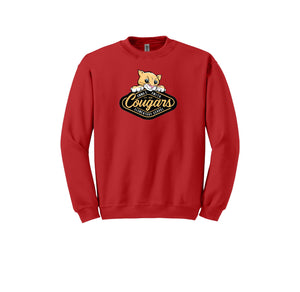 Emma C Smith Spirit Wear 2024/25 On Demand Store-Adult Unisex Crewneck Sweatshirt On-Demand Cougar Mascot