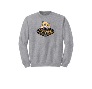 Emma C Smith Spirit Wear 2024/25 On Demand Store-Adult Unisex Crewneck Sweatshirt On-Demand Cougar Mascot