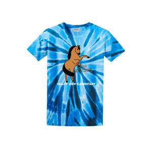 Valley View Elementary-Adult Unisex Tie-Dye Shirt School wide design