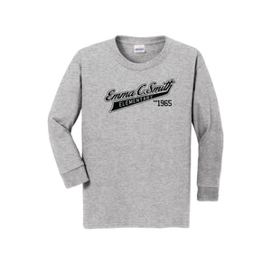 Emma C Smith Spirit Wear 2024/25 On Demand Store-Youth Unisex Long Sleeve Tee On-Demand Jersey Logo