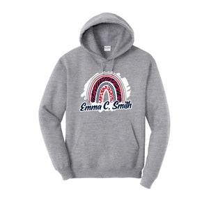 Emma C Smith Spirit Wear 2024/25 On Demand Store-Adult Unisex Hoodie On-Demand Rainbow Logo