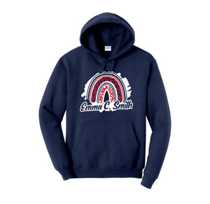 Emma C Smith Spirit Wear 2024/25 On Demand Store-Adult Unisex Hoodie On-Demand Rainbow Logo