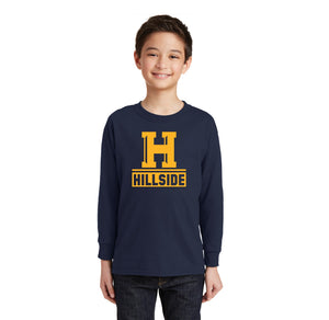 Hillside Elm-Youth Unisex Long Sleeve Tee H Logo