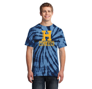 Hillside Elm-Adult Unisex Tie-Dye Shirt H Logo