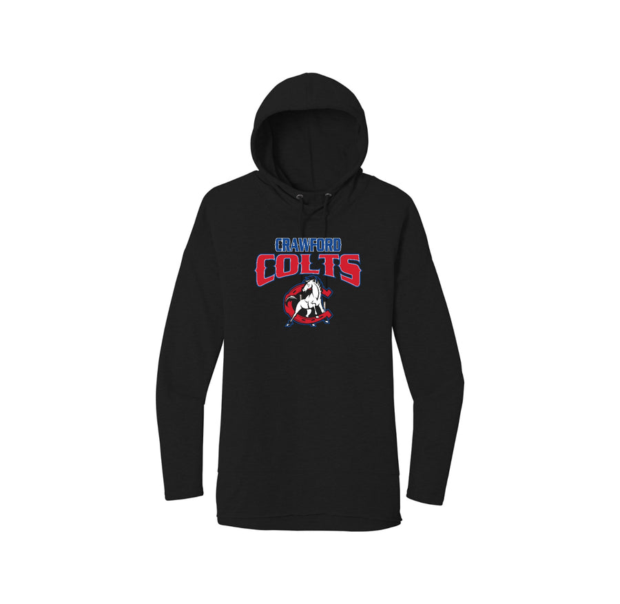 Crawford High School PE Uniforms 2024-25 On-Demand store-Womens Premium Featherweight French Terry Hoodie On-Demand_1