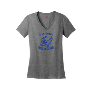 Silverwood Elementary Spirit Wear 2024-25 On Demand Store-District Womens Perfect Weight V-Neck Tee On-Demand